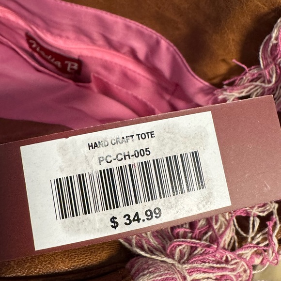 Boho Fringe Tote Bag by Nadia B - Picture 6 of 6